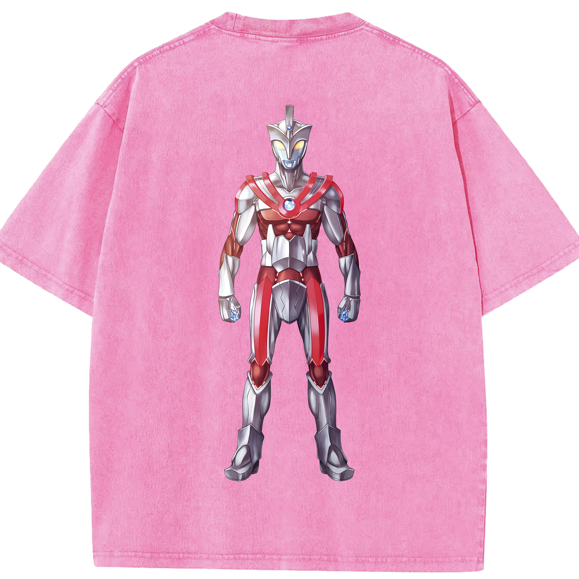 （画像用） ウルトラマン Ultraman 綿100% ヴィンテージ風 半袖Tシャツ（背面プリント）